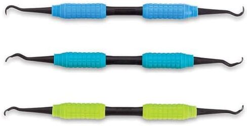 Dental Instrument Silicone Color Code Grips for #6 Handle Hot Autoclavable up to 375F° Pro Dental Supply (Blue) in Saudi Arabia
