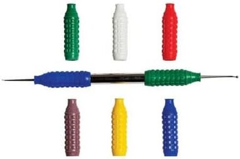 Dental Instrument Silicone Color Code Grips for #6 Handle Hot Autoclavable up to 375F° Pro Dental Supply (Blue) in Saudi Arabia