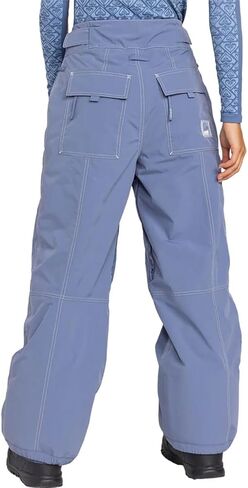 Roxy Womens Chloe Kim Snowboard Pant-15k مقاوم للماء ، مسجلة بالكامل ، معزولة ، خالية من PFAS in Kuwait