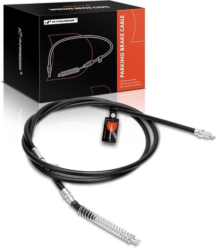 A-Premium Rear Driver and Passenger Side Parking Brake Cable Assembly Compatible with Chevrolet and GMC Models: Silverado 1500 2005-2006, Silverado 1500 HD/2500 HD, Sierra 1500, Sierra 1500 HD/2500 HD in Saudi Arabia