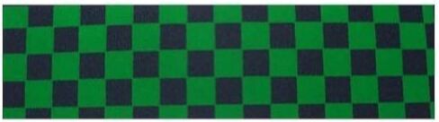 Black Diamond Grip Scooter Griptape Sheet Black/Green Checkers 4.5" x 15.5" in Saudi Arabia