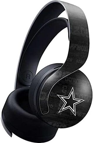 Skinit Skinit Gaming Gaming Skin متوافق مع سماعة Pulse 3D اللاسلكية لـ PS5 - تصميم NFL Dallas Cowboys المرخص رسميًا in Kuwait
