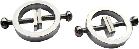 2 PCS Fake Body Ring Nipple Non Piercing Clip Ring Nipple Clmps Faux Women's Faux Body Piercing Jewelry in Kuwait