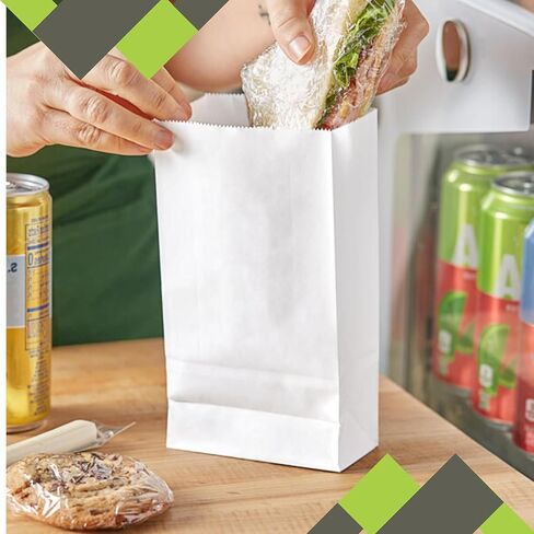 Perfect Stix- 2lb White Paper Bags -Pack of 500ct in Saudi Arabia