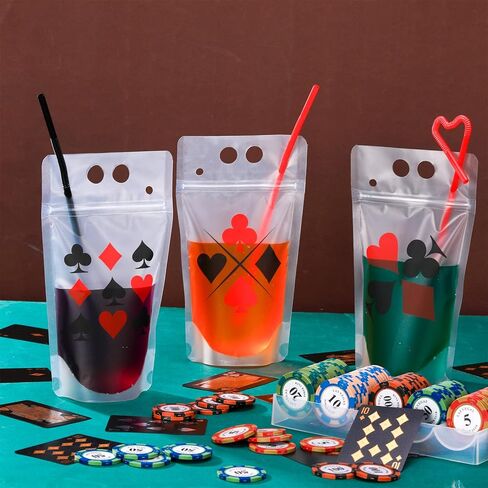 Seematn 24 Sets Girls Trip Drink Pouch Bags with Straws, Girls Weekend Getaway Drink Holders Reusable Travel Juice Bag for Sister Auntie Friends Besties Vacation in Kuwait