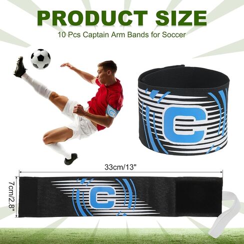 Patikil Soccer Captain Armband ، Captain Arm Bands for Soccer Captain C Arm Band Band Captain Captain For Youth Adult Football Team Training in Saudi Arabia