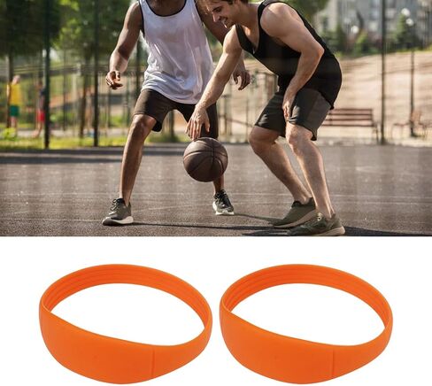 Patellar Tendon Support Strap, Patella Band, 2PCS Knee Strap Patella Tendon Support for Basketball, Knee Band for Knee Pain, Patellar Tendon Strap with Storage Bag (Orange) in Saudi Arabia