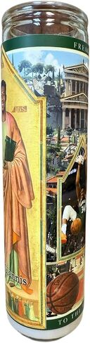 Saint Giannis Antetokounmpo Gameday Prayer Candle - The Greak Freak - Bucks Merchandise in Saudi Arabia