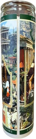 Saint Giannis Antetokounmpo Gameday Prayer Candle - The Greak Freak - Bucks Merchandise in Saudi Arabia