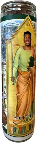 Saint Giannis Antetokounmpo Gameday Prayer Candle - The Greak Freak - Bucks Merchandise in Saudi Arabia