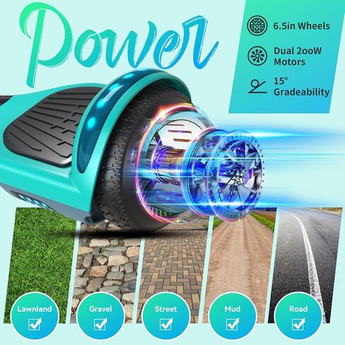 SISIGAD Scooter, 6.5" Flash Wheels & Corlorful LED Lights, All for Girls Boys Kids Ages 6+ in Kuwait