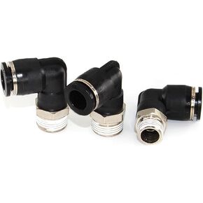 Quick Coupler Coupling Air Hose Fittings Black Plastic Fittings Pneumatic Parts Push Connector 5Pcs(PEG 3-way T-type reducer) in Saudi Arabia