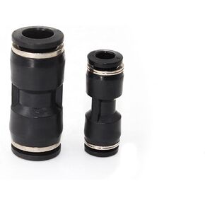 Pneumatic Push In Fitting Straight Union Quick Connector Air Hose Fittings Air Hose Connectors 2Pcs(PU6) in Saudi Arabia