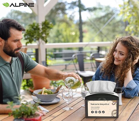 Alpine 3 Pack Tabletop Fabricked Facenser Restaurant Restaurant Restaurant Restaurant Paperner for interfold interfold with اثنين in Kuwait