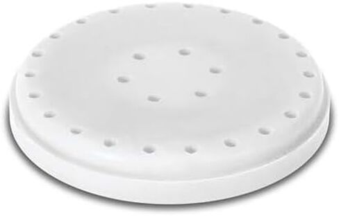 2/Pcs Dental Bur Block Holder Round Magnetic Autoclavable 28 Hole Capacity Dental Bur Organizer (White) in Kuwait