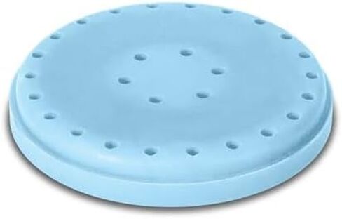 2/Pcs Dental Bur Block Holder Round Magnetic Autoclavable 28 Hole Capacity Dental Bur Organizer (White) in Saudi Arabia