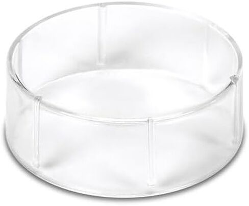2/Pcs Dental Bur Block Holder Round Magnetic Autoclavable 28 Hole Capacity Dental Bur Organizer (White) in Kuwait