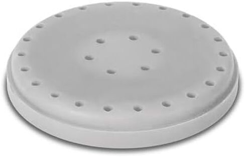 2/Pcs Dental Bur Block Holder Round Magnetic Autoclavable 28 Hole Capacity Dental Bur Organizer (White) in Kuwait