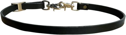HILASON Dark Brown Horse Adjusts 3/4" - 26" Size Leather Breast Collar Wither Strap| Straps for Horses| Strap in Saudi Arabia