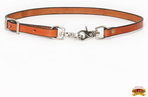 HILASON Dark Brown Horse Adjusts 3/4" - 26" Size Leather Breast Collar Wither Strap| Straps for Horses| Strap in Saudi Arabia