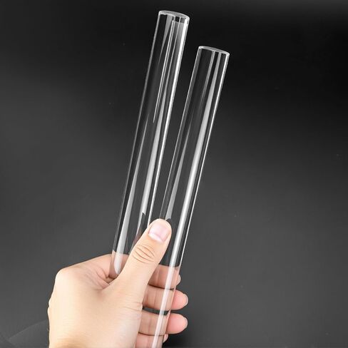 QWORK Acrylic Dowel Rod, 2 Pack 7/8" W x 24" L Clear Acrylic Round Rods for DIY Projects in Saudi Arabia