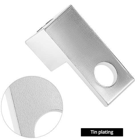 Qwork Qwork Aluminium Aluminium Mechanical Lugs ، العروة الميكانيكية الطرفية ، مجموعة من 50 ، مطلي بالقصدير مع بنية منخفضة المقاومة عالية القوة in Kuwait