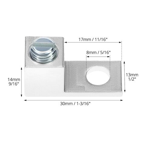 Qwork Qwork Aluminium Aluminium Mechanical Lugs ، العروة الميكانيكية الطرفية ، مجموعة من 50 ، مطلي بالقصدير مع بنية منخفضة المقاومة عالية القوة in Kuwait