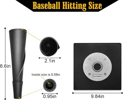 Batting Tee for Baseball,Height Adjustable Baseball Tee for Hitting,Portable Baseball Tee with Rubber Top,Heave Duty Baseball Tees for Hitting,Baseball Softball Batting Tee for Adults in Saudi Arabia