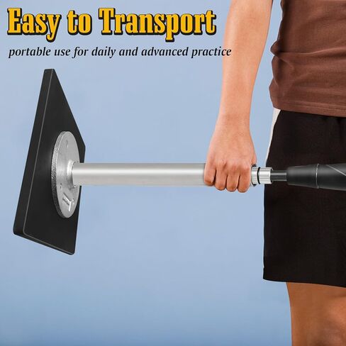 Batting Tee for Baseball,Height Adjustable Baseball Tee for Hitting,Portable Baseball Tee with Rubber Top,Heave Duty Baseball Tees for Hitting,Baseball Softball Batting Tee for Adults in Saudi Arabia