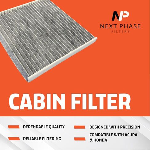 Cabin Air Filter Replacement - Pack of 1 - Made in USA - Replaces O.E. 80292SDAA01, 80292SECA01, 80292SWAA01, 80292SHJA41, 80292TZ5A41, 80292T0GA01, 80292TZ3A41, 80292TV1E01, 80292SDA407, 80292TZ5A41 in Saudi Arabia