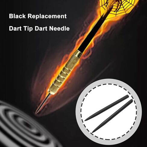 15 مساءً نصائح DART 2.3 مم نقاط الغيار الدهلة البديل المطلي بالحديد المطلي بالنيكل نصائح سلسة نقاط السهام المعدنية لنقاط الغيار الغيار الأسود in Kuwait