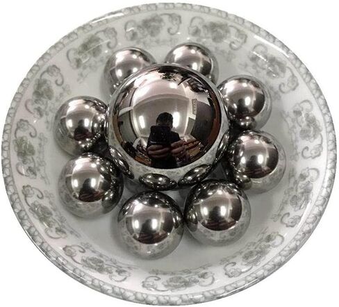 Chrome Steel Bearing Balls, Bearing Steel Ball/Precision Steel Ball 40/42.863mm-50.8mm Standard solid-260gram1PCS(Bearing Steel 49.5mm 500 Grams) in Kuwait