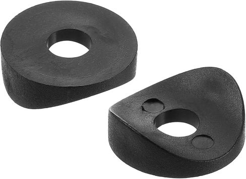 uxcell 10Pcs 8 x 25 x 3mm Plastic Round Washers, Spring Deck Washers, Concave Washer Spacer Hardware Machine Fastener for Secure Fixing and Assembly, Black in Saudi Arabia