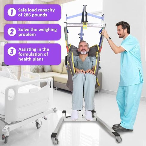 Universal Lift Scale for Patient,Digital Patient Weight Scale with Universal Connecting Kit for Home use and Care Centers- Compatible with Most Lifts,Maximum Weight 330lb in Saudi Arabia