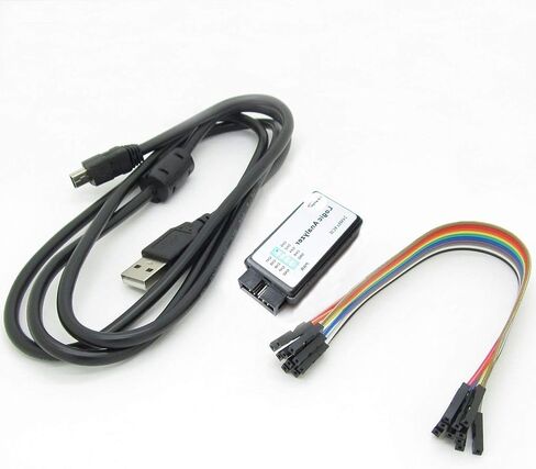 جهاز محلل منطق USB مع EMI Ferrite Ring Cable USB 24MHz 8ch 24MHz 8 Channel Uart IIC SPI Debug in Saudi Arabia