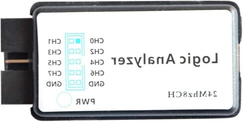 جهاز محلل منطق USB مع EMI Ferrite Ring Cable USB 24MHz 8ch 24MHz 8 Channel Uart IIC SPI Debug in Saudi Arabia