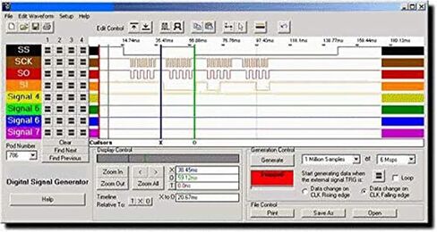 جهاز محلل منطق USB مع EMI Ferrite Ring Cable USB 24MHz 8ch 24MHz 8 Channel Uart IIC SPI Debug in Saudi Arabia