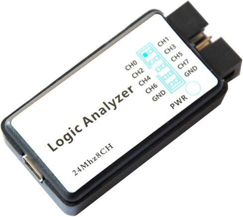 جهاز محلل منطق USB مع EMI Ferrite Ring Cable USB 24MHz 8ch 24MHz 8 Channel Uart IIC SPI Debug in Saudi Arabia