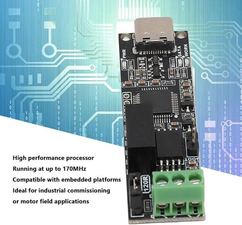 Can Analyzer Module ، 170MHz USB to CAN CAN TYPE COWER CONSERTER ADAPTER ، CAN CAN BUS TRANSCEIVER ، لـ CAN 2.0A ، CAN 2.0B ، و CAN FD in Kuwait
