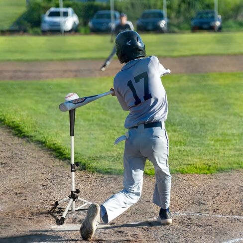 Tee Baseball Batting Tee Softball Tee Travel Travel Teet Tee ، ارتفاع سهل التعديل ، حامل ثلاثي القوائم مستقر in Kuwait