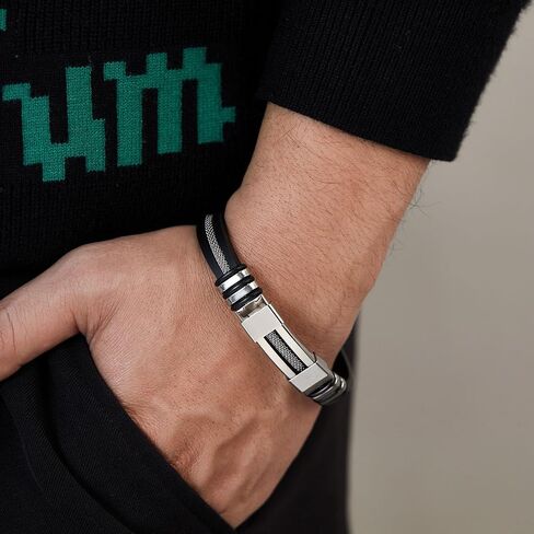 Randarch Titanium Wristband ، Oveallgo Apus ion العلاجية Lympunclog Titanium Titanium Wristband قابل للتعديل اللمفاوي القابل للتعديل in Saudi Arabia