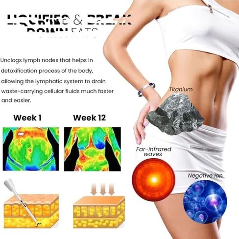 Randarch Titanium Wristband, Oveallgo Apus Ion Therapeutic Lympunclog Titanium Wristband Adjustable Sugarfirm Calm Leather Bracelet Epochy Beauty Detox Lymph Unclog Bracelet Pro Jewelry in Saudi Arabia