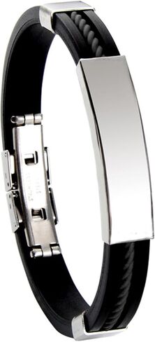 Randarch Titanium Wristband, Oveallgo Apus Ion Therapeutic Lympunclog Titanium Wristband Adjustable Sugarfirm Calm Leather Bracelet Epochy Beauty Detox Lymph Unclog Bracelet Pro Jewelry in Saudi Arabia