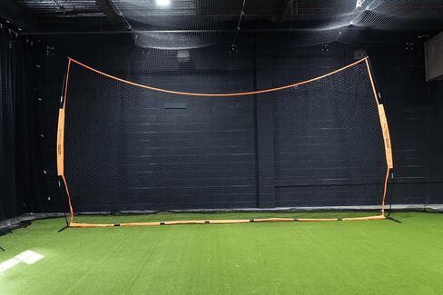 Predator Sports | 21ft x 11ft Pop-up Lacrosse Backstop Net | Portable & Foldable | Perfect for Lacrosse, Soccer, Baseball and More | Sports Barricade Netting for All Levels | Includes Carry Bag in Saudi Arabia