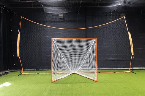 Predator Sports | 21ft x 11ft Pop-up Lacrosse Backstop Net | Portable & Foldable | Perfect for Lacrosse, Soccer, Baseball and More | Sports Barricade Netting for All Levels | Includes Carry Bag in Saudi Arabia