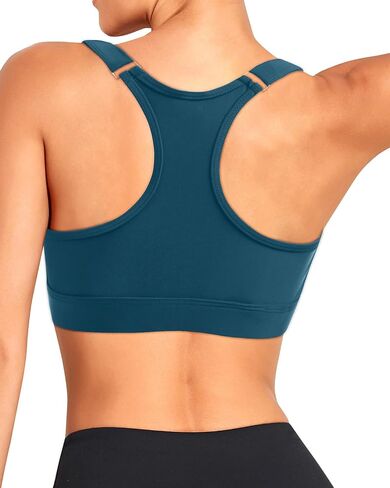 Tempt Me Women White Plus Size Sports Bra Bikini Tops Racerback Bathing Suits Top Padded Swim Tops Only in Saudi Arabia