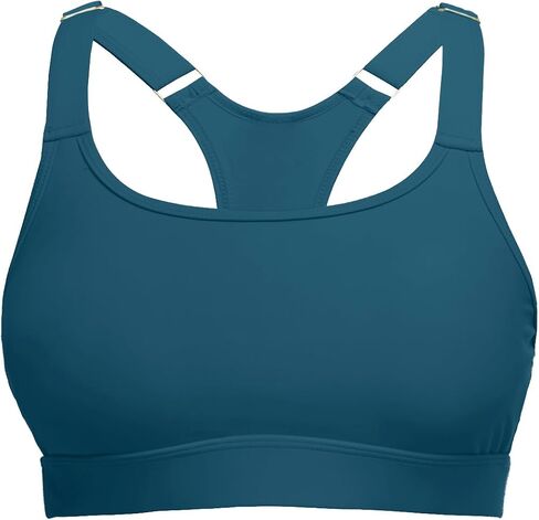 Tempt Me Women White Plus Size Sports Bra Bikini Tops Racerback Bathing Suits Top Padded Swim Tops Only in Saudi Arabia