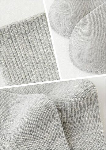 بويز فتيات سلس جوارب طاقم سميكة الجوارب الجوارب المدرسية الناعمة 5-14 سنة الجوارب العجل الأسود أبيض 5 أزواج حزمة in Kuwait