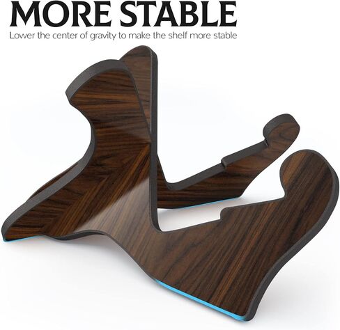 LALAOKS 1Pair Guitar Stand Wooden Guitar Stand Portable Folding Instrument Holder for Acoustic Classic Electric Bass Guitar Black walnut in Kuwait