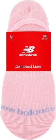 New Balance Unisex Performance Flat Knit Liner 12 Pair Pack, Black, Medium in Saudi Arabia